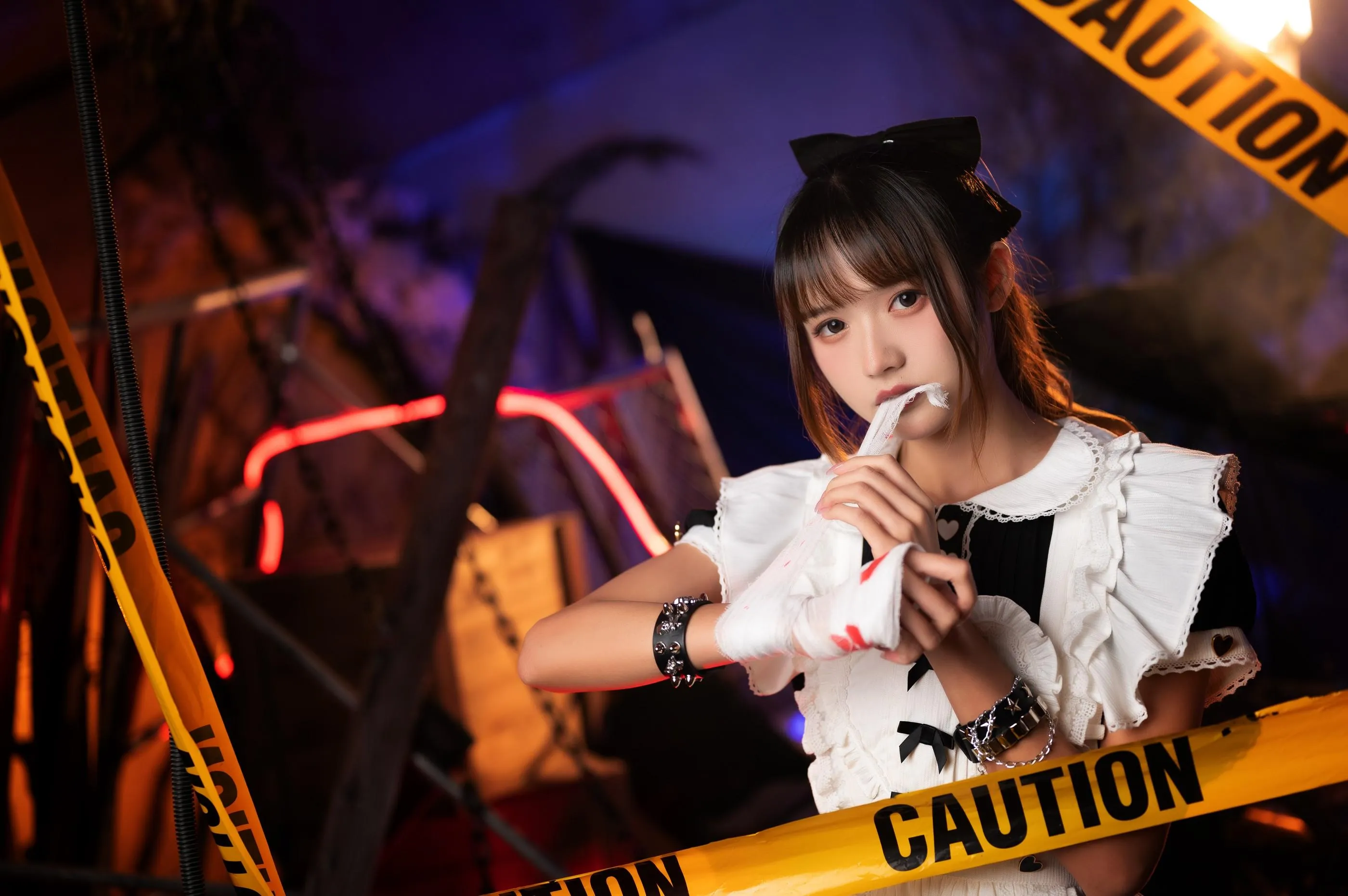 [艺图语] 2022.06.25 战斗女仆 兔子Zzz不吃胡萝卜 [24P]插图3
